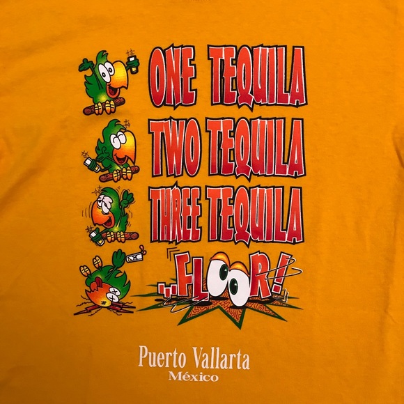 Surf Life Funny Graphic Tee T-Shirt NEW Adult Medium Puerto Vallarta Mexico Mens - Picture 2 of 5